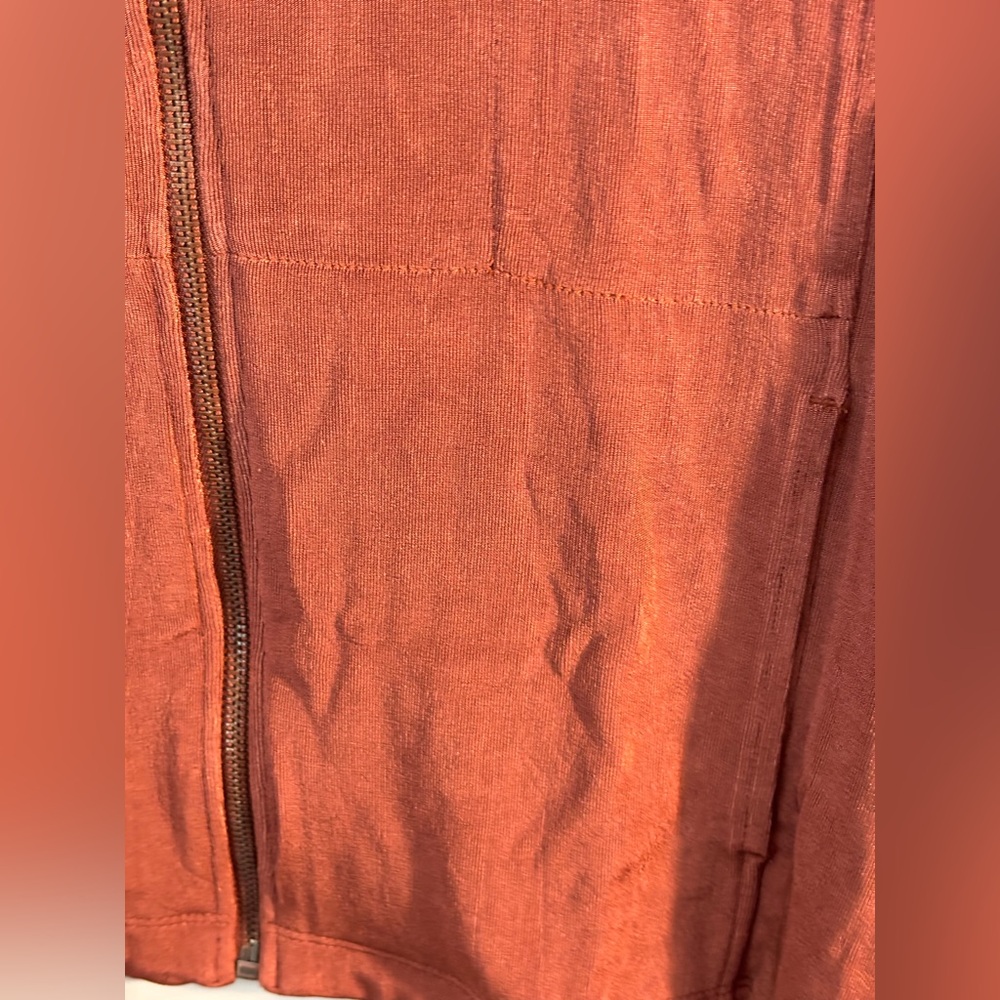 Chico's Travelers Coffee Bean Zip Up Jacket Size 3 XL 16 18 Travel Career cruise - Picture 6 of 8